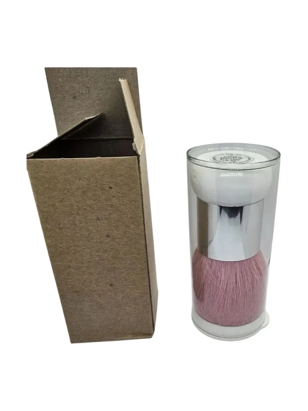 Charles of the Ritz Group Body Brush PINK SILVER WHITE New in Box Discontinued
